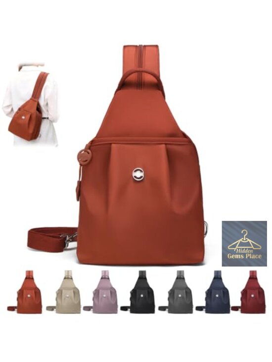 3-in-1 Anti Theft Convertible Travel Tote Backpack, Lightweight Nylon Sling Bag main image 4